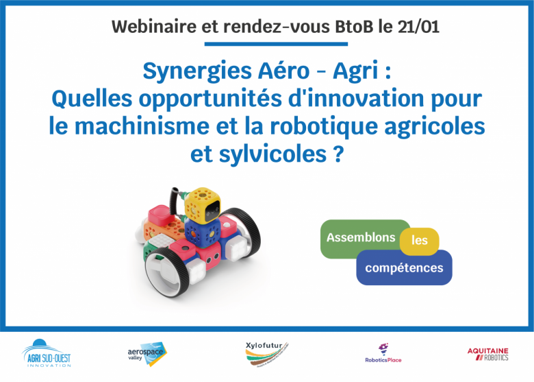 Synergies Aero-Agri : Quelles opportunités d'innovation pour le machinisme et la robotique agricoles et sylvicoles ?
