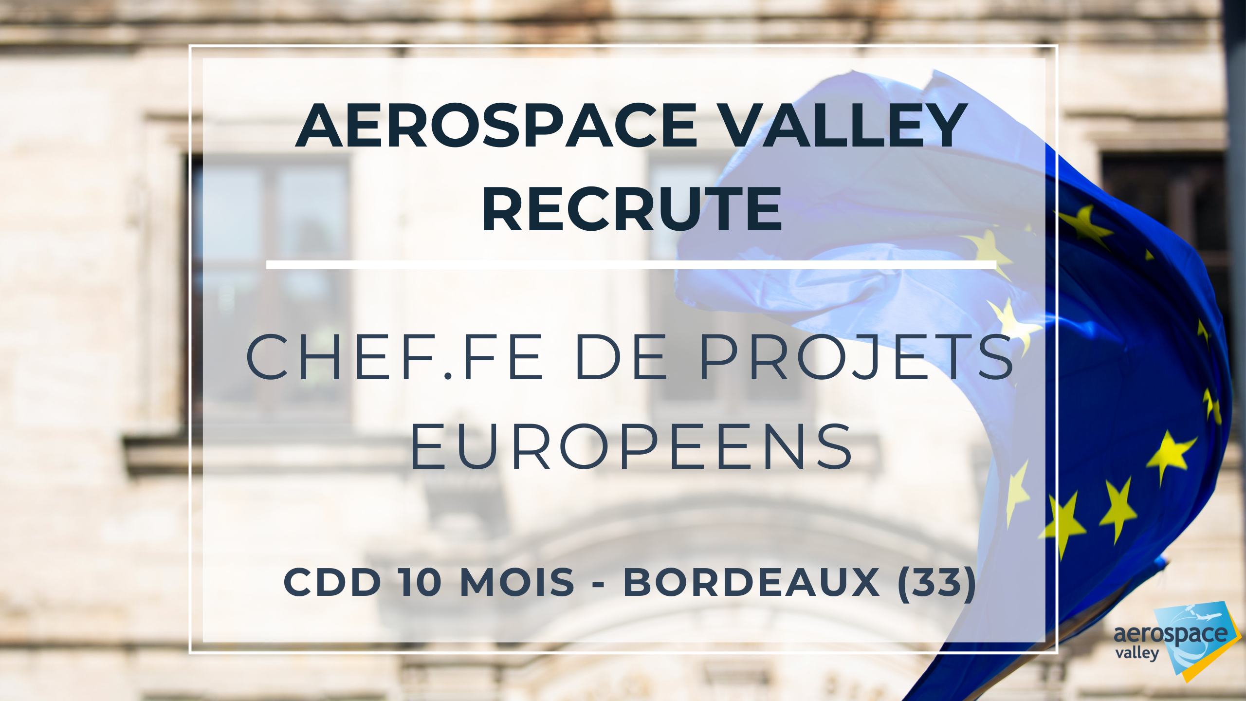 Recrutement chef.fe projet europeen