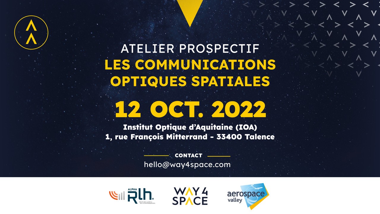 Les communications optiques spatiales | Aerospace Valley