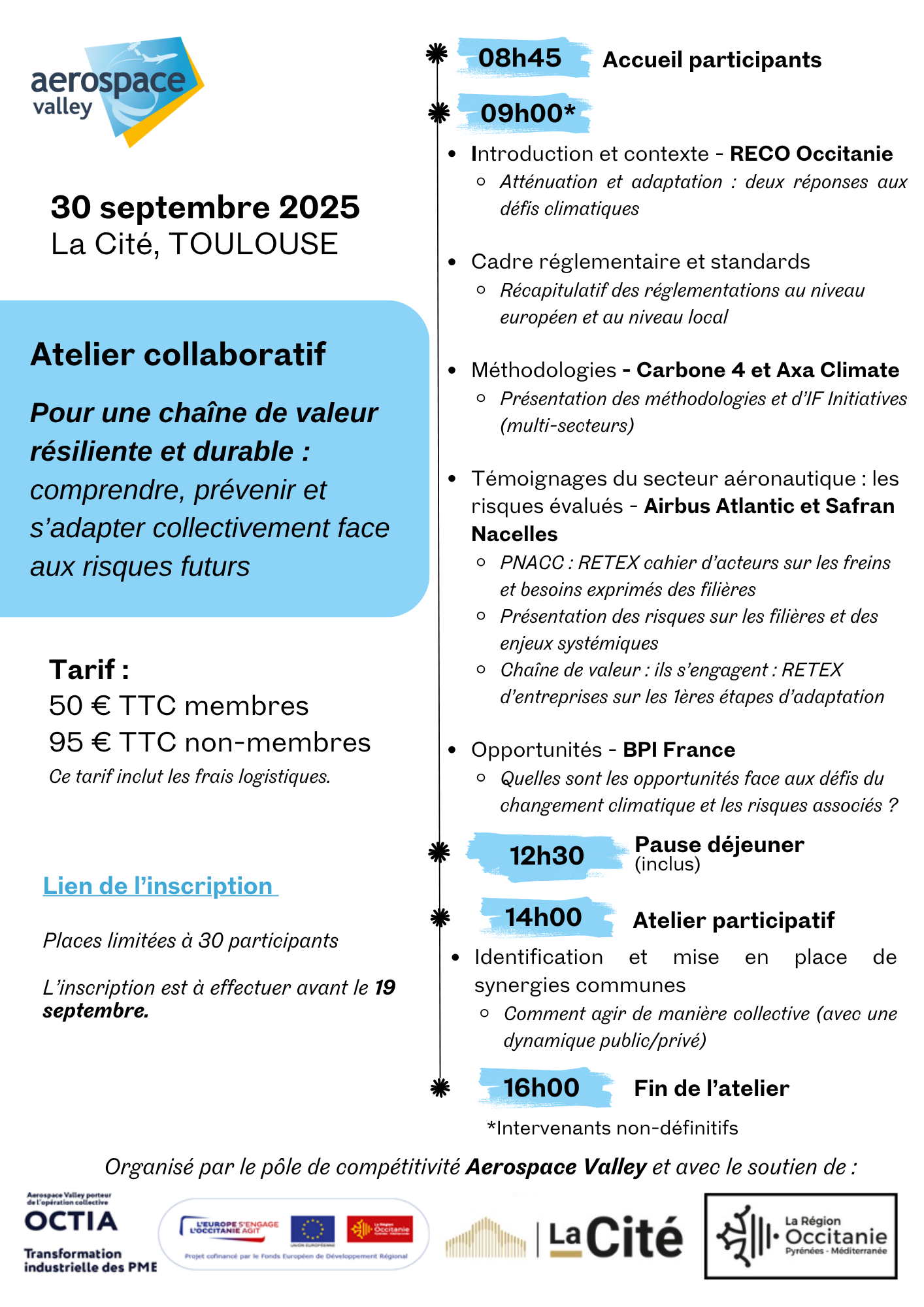 programme atelier