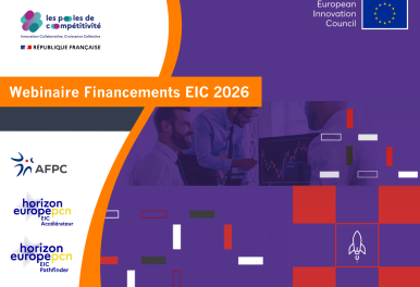 AFPC - Webinaire Financements EIC 2026 en collaboration avec les PCN EIC