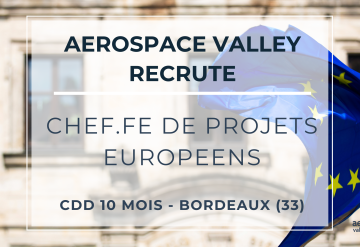 Recrutement chef.fe projet europeen